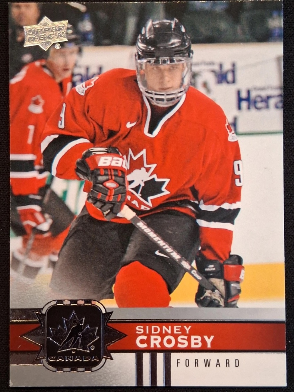 ☘️ NOW $4 ☘️ Sidney Crosby 2017/18 Upper Deck Team Canada Penguins Hockey Card